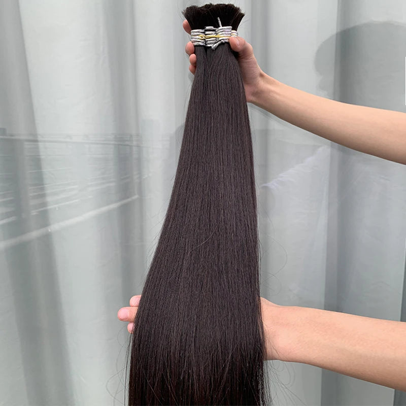 REMI Real Human Hair Extensions for Women Natural 100% Virgin Unprocessed No Weft  Straight Vietnamese Hair Extensions Original