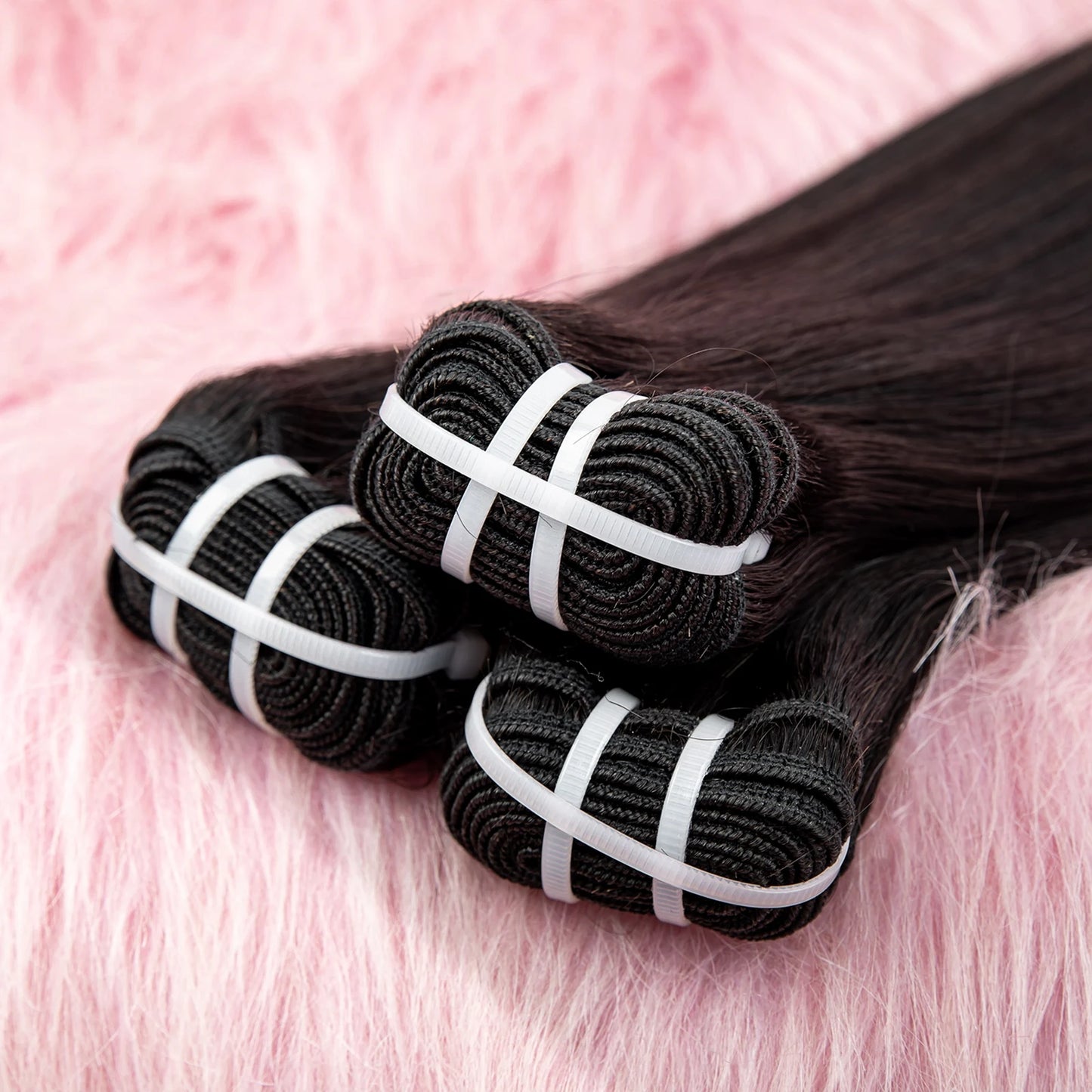 16A Double Drawn Bone Straight Raw Vietnamese Human Hair Bundles 24 26inch 100% Unprocessed Raw Virgin Hair Extensions for Women