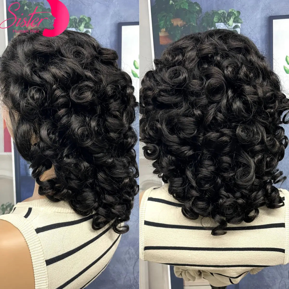 12A Double Drawn 350# Ginger Orange Spring Bouncy Curly Human Hair Wigs 13x4 Lace Frontal Curly Hair Wigs 250% Density for Women