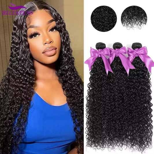 Curly Human Hair Bundles Curly Bundles Human Hair Extensions for Women Raw Hair Bundles Top Quality Thick Hair 3-5 Days Delivery