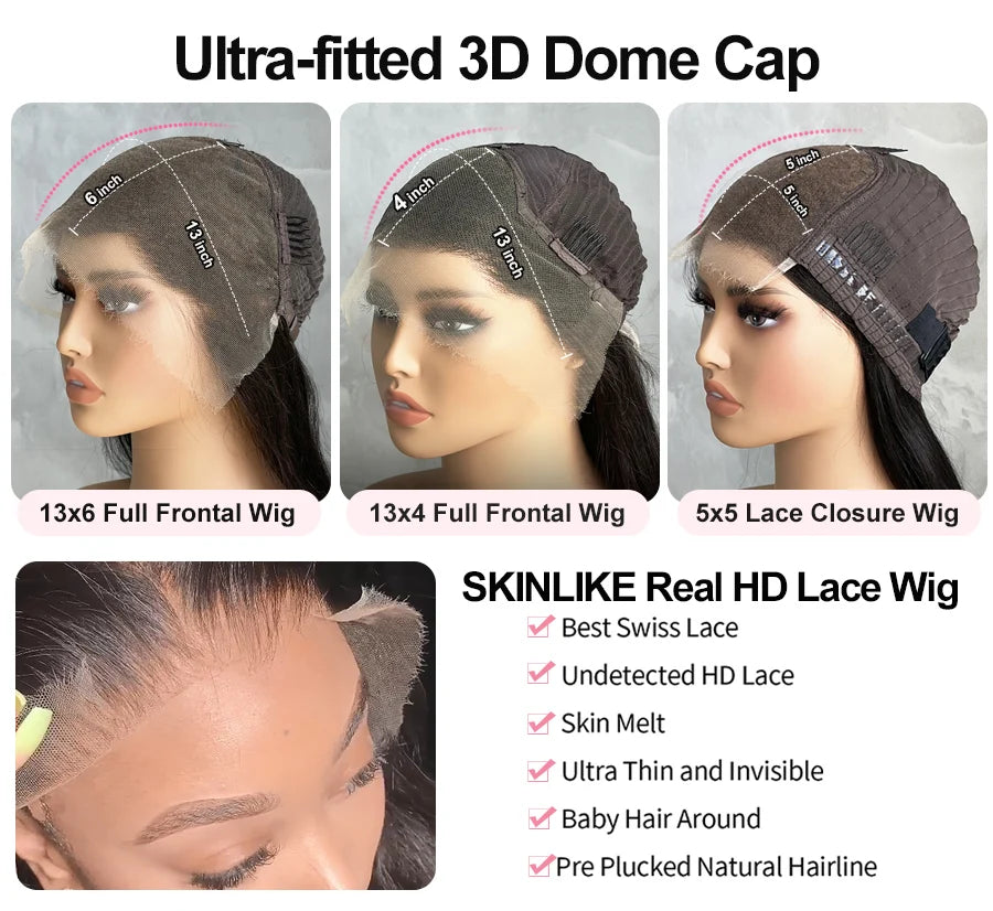 Eva Ombre Color Curly Wigs 13x6 HD Lace Frontal Wig Pre Plucked Human Hair HD Lace Front Wig 5x5 HD Lace Closure Wigs For Women