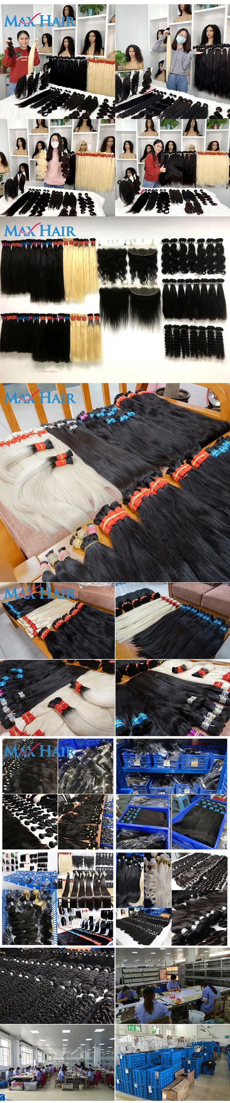 100% Real Human Hair Bulk Vietnamese Raw Hair One Donor Hair weaving No Weft Unprocessed Natural Straight Hair Extention