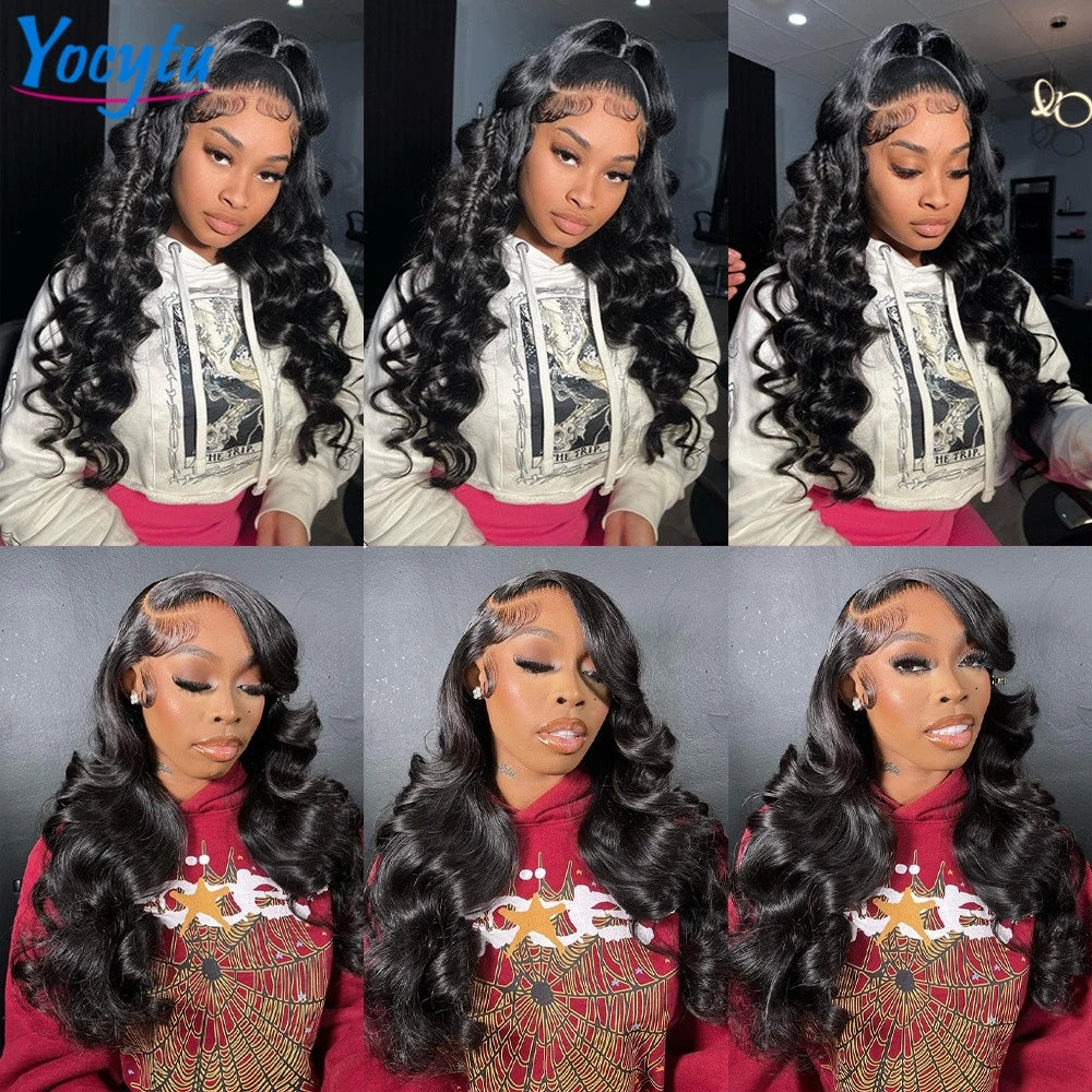 2x6 HD Lace Closure Human Hair Bundles With 4X4 5x5 Closure 20 22 24 Inch Body Wave Bundles Human Hair 3 Days Delivery France
