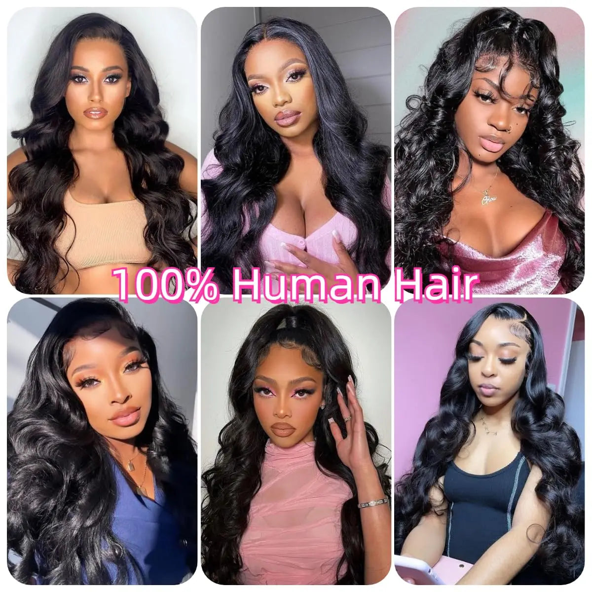 12A Body Wave Human Hair Bundles Ombre Colored 1/3/4 Bundles Human Hair 100% Unprocessed Virgin Brazilian Hair Weave Extensions
