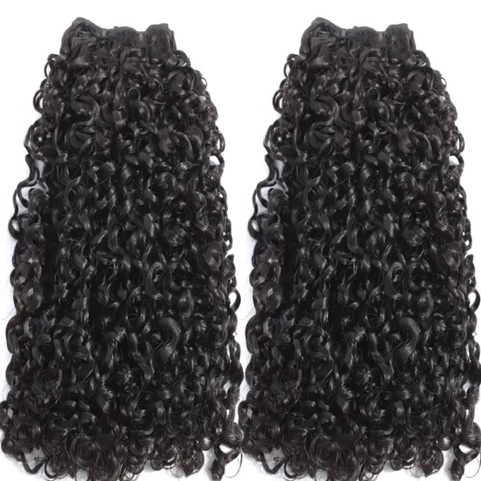 10"-26" Pissy/Funmi/ Burmese Pixie Curly Brazilian Human Hair Weave 1/3/4 Bundles Deal Hair Extension Raw For Women Double Weft