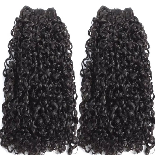 10"-26" Pissy/Funmi/ Burmese Pixie Curly Brazilian Human Hair Weave 1/3/4 Bundles Deal Hair Extension Raw For Women Double Weft