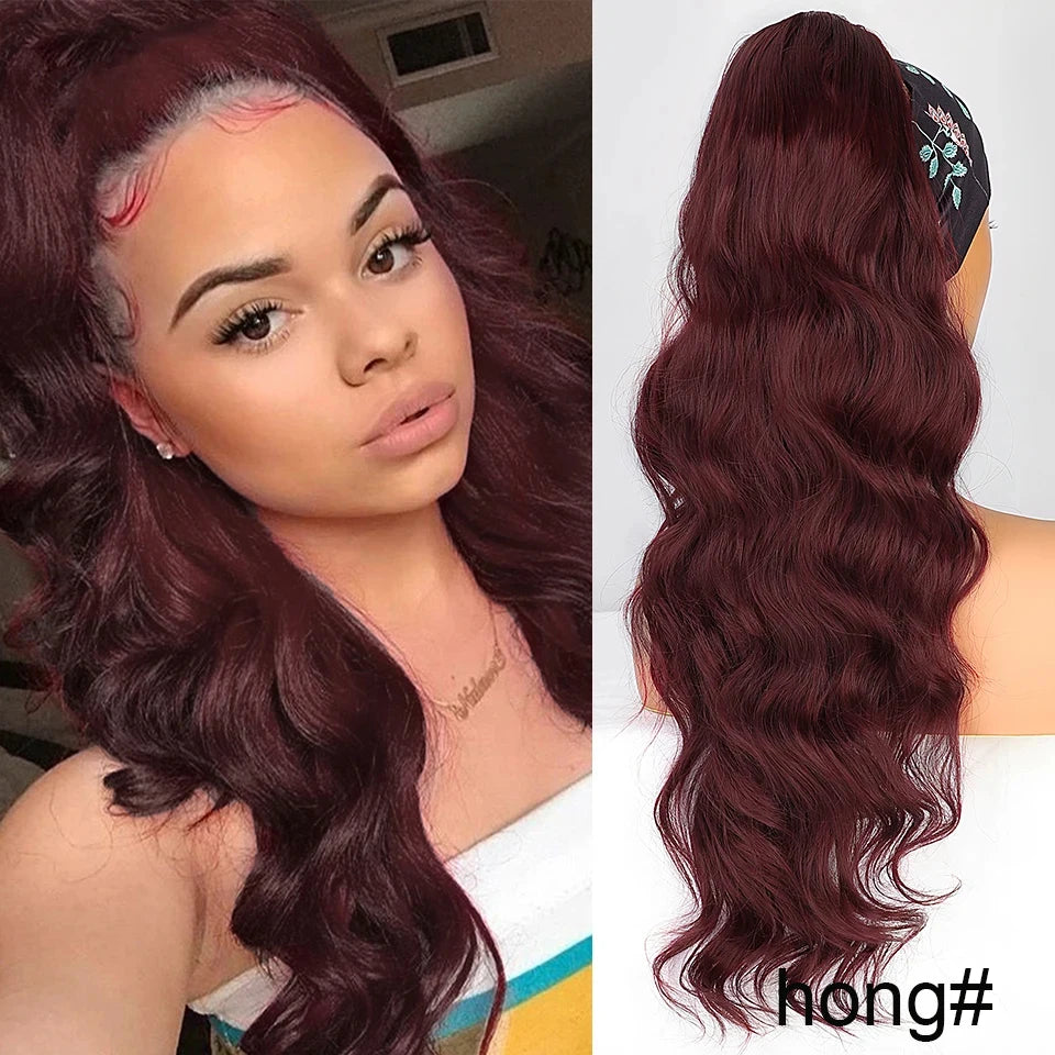Synthetic Claw Clip In Short Ponytail Curly Pony Tail Clip-on hair False Wig House Pony Extension Hairpiece For Women