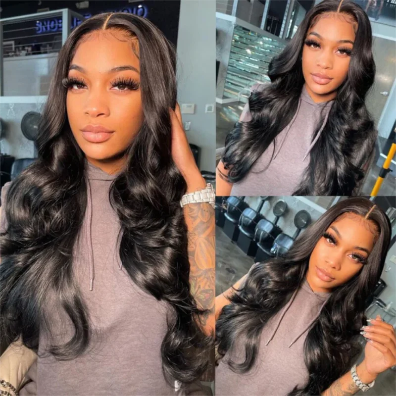 180% Body Wave Lace Front Wigs 360 Lace Wigs HD Lace 13x6 Brazilian Wigs For Women PrePlucked 13x4 Lace Frontal Human Hair Wigs