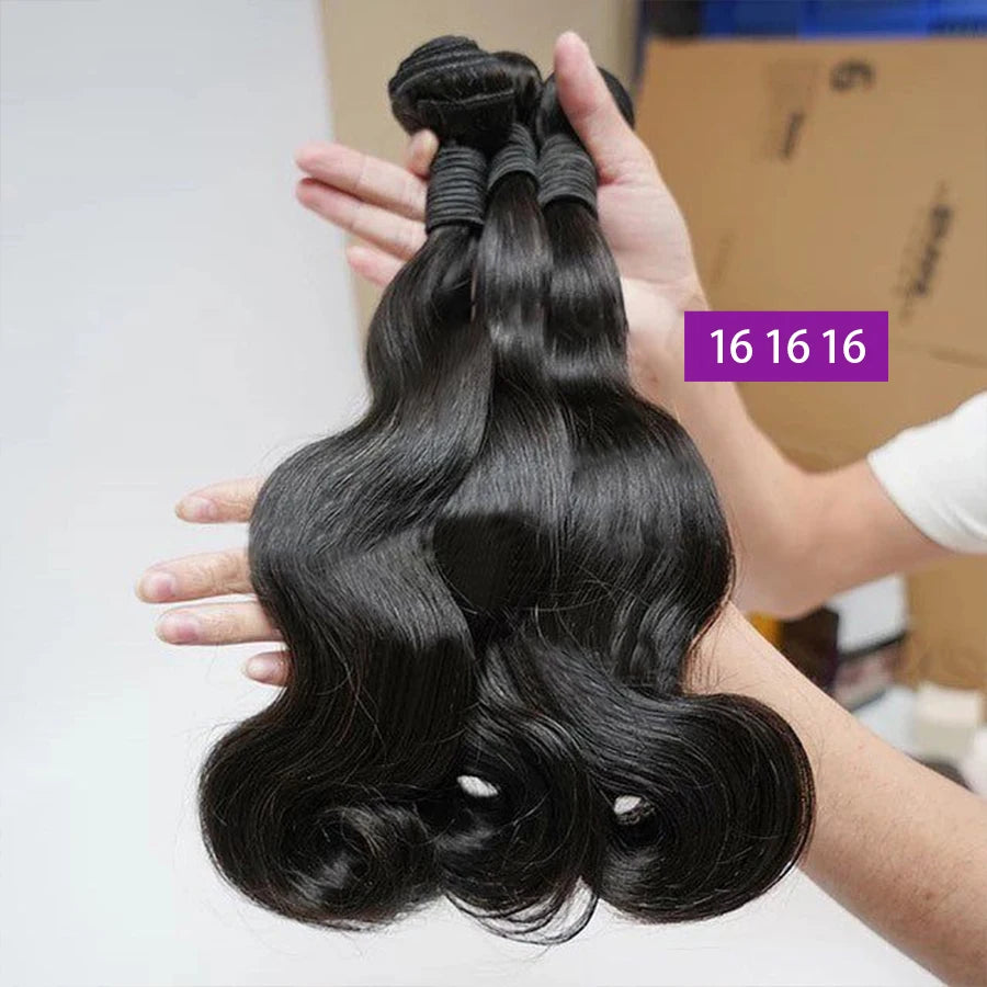 Belextens Body Wave Human Hair Bundles 10A Raw Hair Bundles Brazilian Remy Hair Top Thick Hair Bundles Delivery 3 to 5 Days