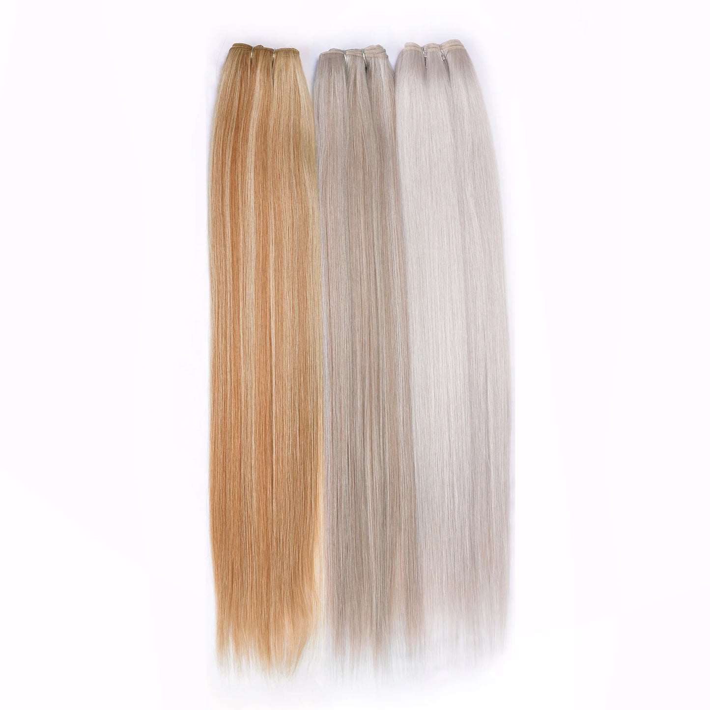26Inch Synthetic Straight Hair Weave Hair Bundles 150g Natural Long Hair Extensions Yaki Straight Hair Weaving For Women Fake