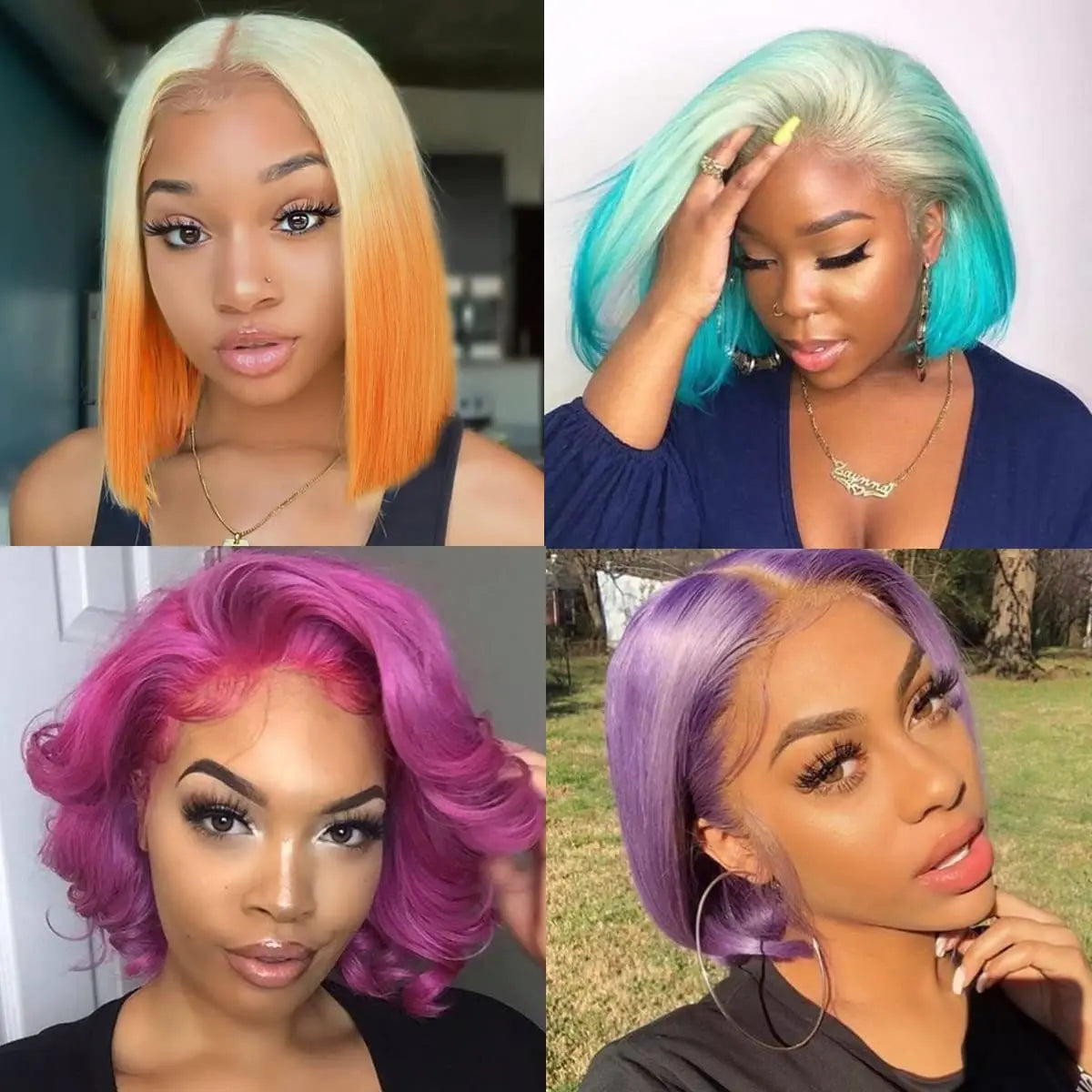 Glueless Bob Hair Wig Human Hair Ready To Wear Straight Transprent 13x4 Lace Closure Wigs For Women Glueless Wigs Human Hair