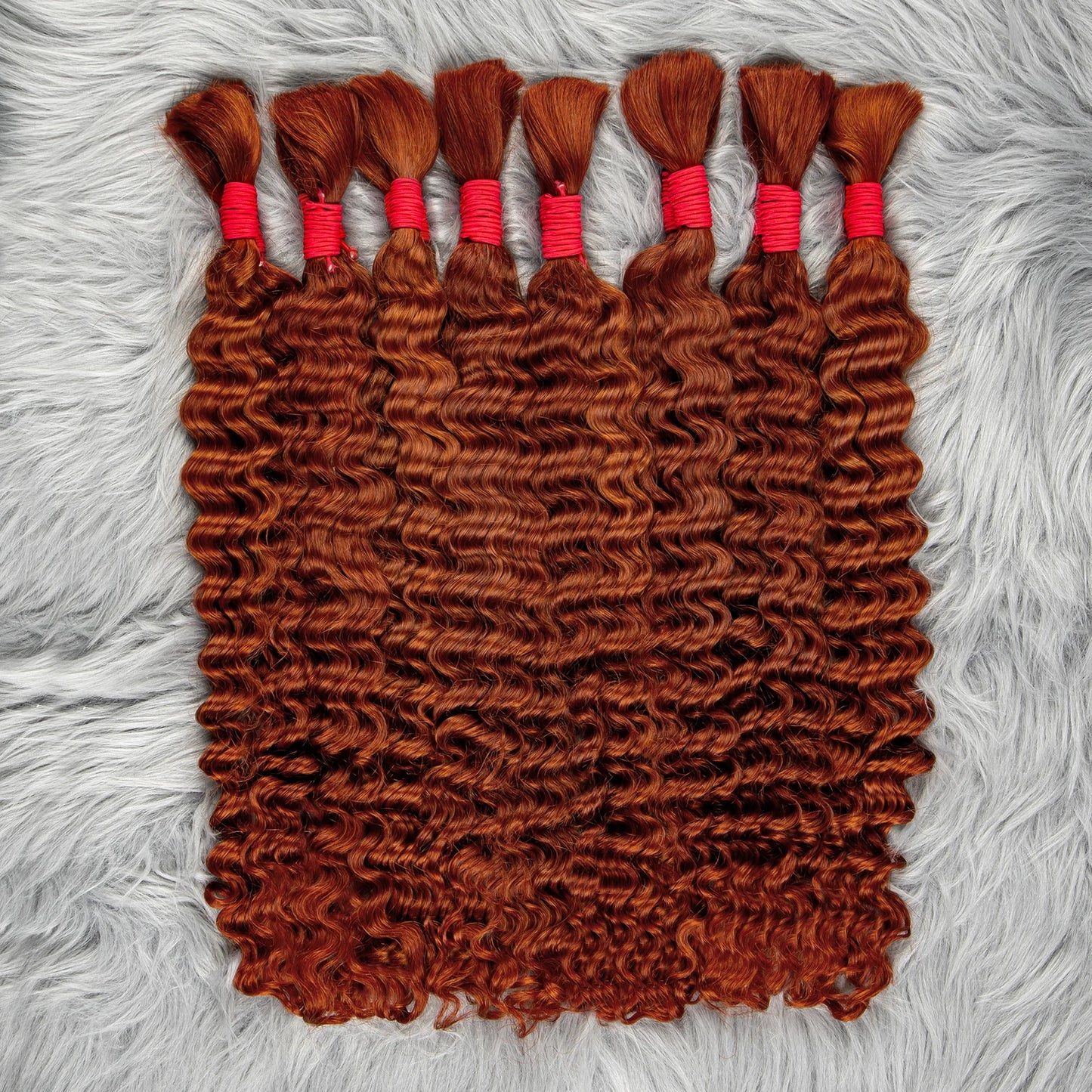 V Beauty Human Hair for Braiding Deep Wave #27 Honey Blonde Bulk Human Hair Bundles No Weft Hair Bulk for Women Hair Extensions