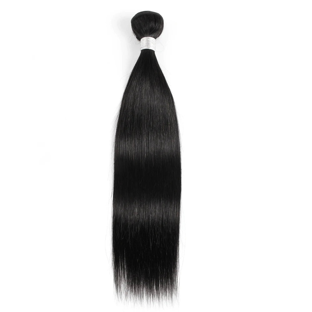 Clearance 100g Human Hair Weave Bundles Extension Black Color Body Wave Loose Deep Straight Style Bobbi