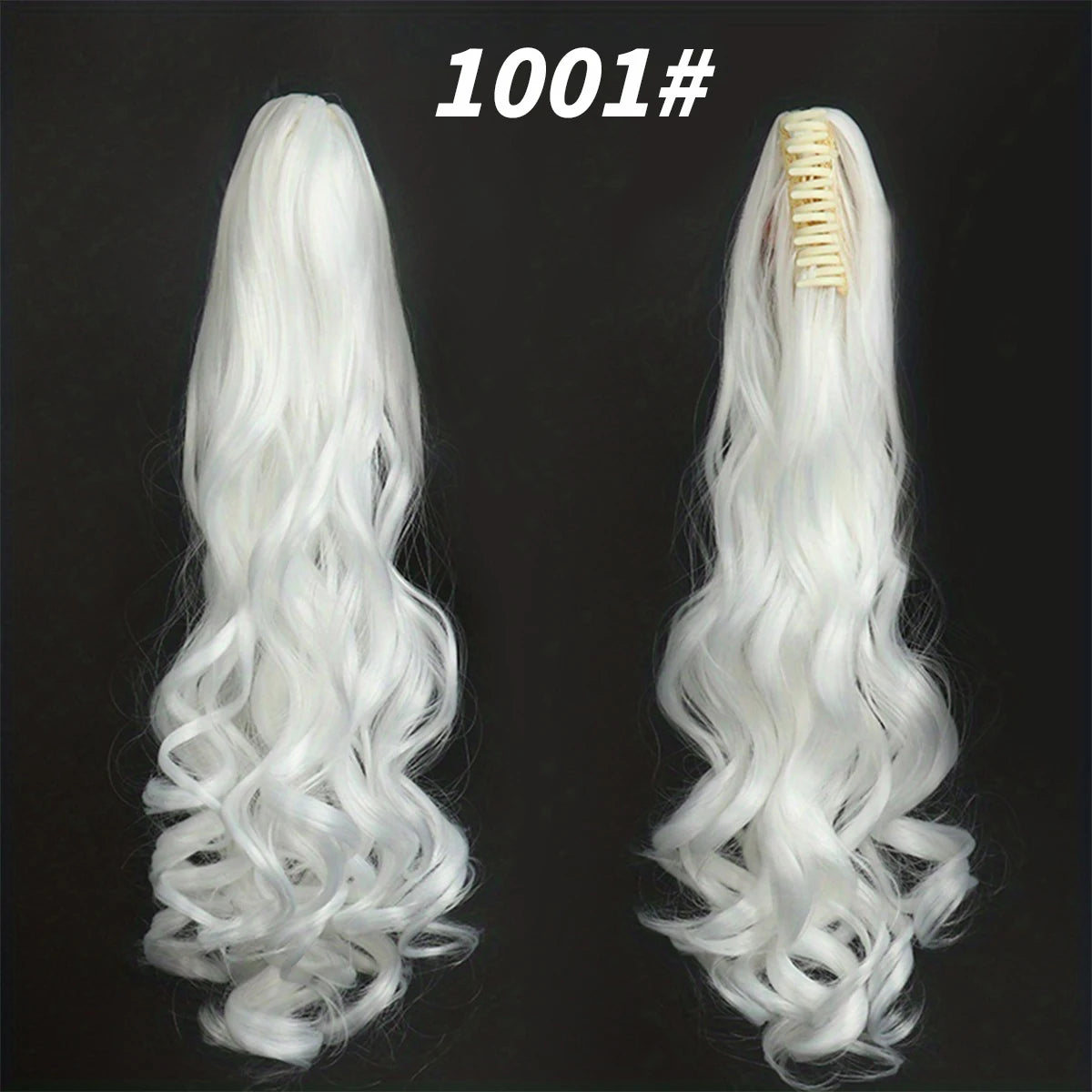 Synthetic "22"Easy-Clip Curly Ponytail Extension Transform Your Look with Instant Volume amp Glam for Stylish Caucasian Women