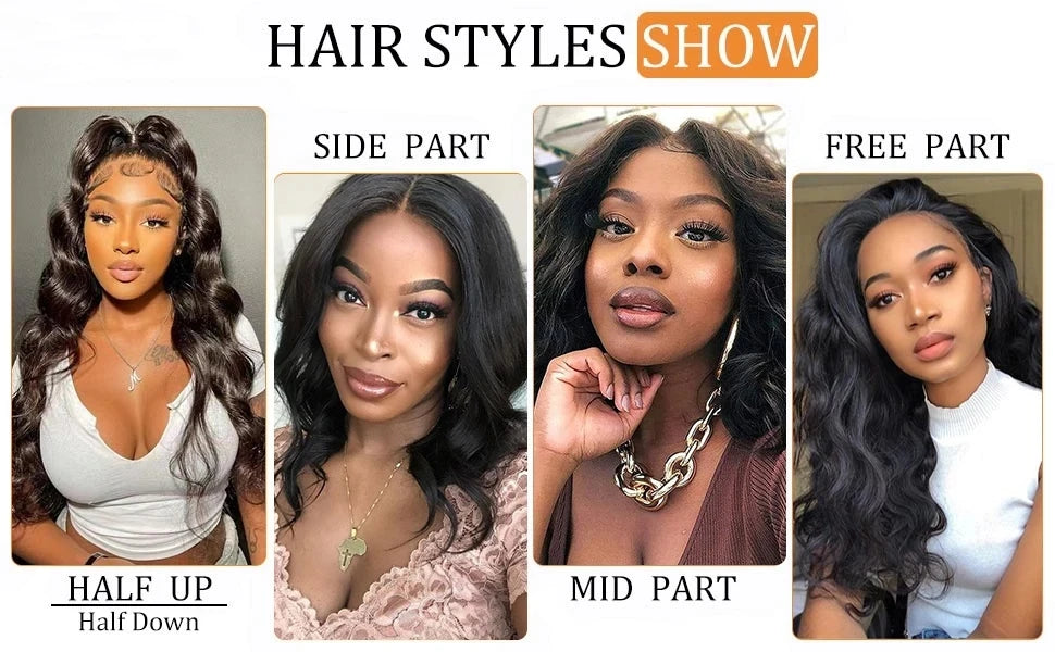 220 Density Body Wave Short Bob Wigs Human Hair 13x4 Transparent Lace Front Human Hair Wig Preplucked Lace Frontal Wig For Women