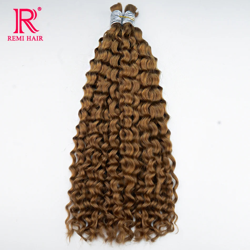 100% Human Hair Extensions for Braiding Natural Hair Weaving Loose Deep Beautiful Unprocessed Curly No Weft Vietnamese Hair Bulk