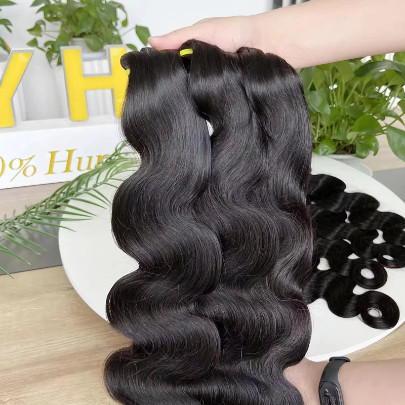 GDYLuxury 12A Grade Body Wave Bundles 100% Human Hair Bundles Human Hair Raw virgin Hair Extensions For Women Unprocessed Hair