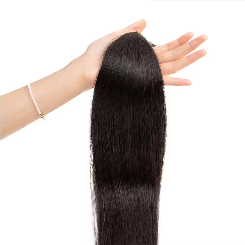 Bulk Hair Silky Straight 100% Human Hair Bulk No Weft Human Hair Extensions 50G 100G Micro Human Braiding Hair For Boho Braids