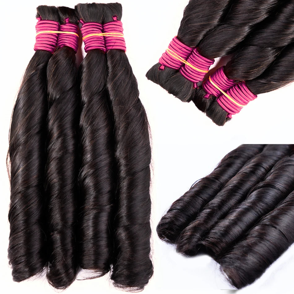 Natural 100% Human Hair Bulk Loose Body Wave Wholesale Unprocessed No Weft Brazilian Hair 26 30 Inch 100g Bundles for Extensions