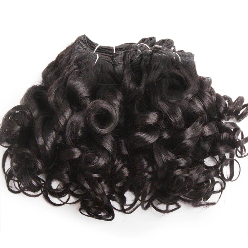Curly Human Hair Bundles 100% Human Hair Bundles Brazilian Hair Weave Bundles 6 Pcs/Lot Color 1B/2/4/30/33/99J Curly Hair