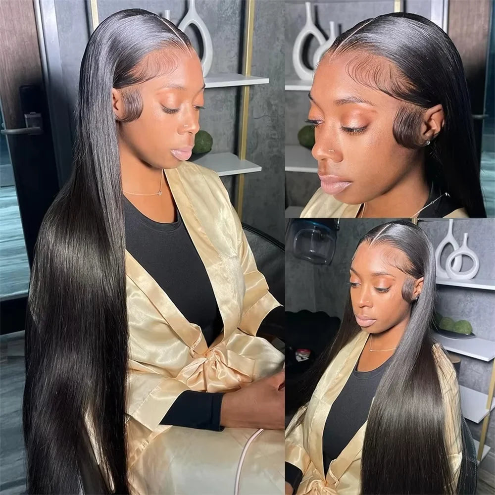 Brazilian 30 40 Inch Raw Virgin Unprocessed 100% Human Hair Extensions Bone Straight 3 4 Bundles Double Weft Bulk Braiding Hair