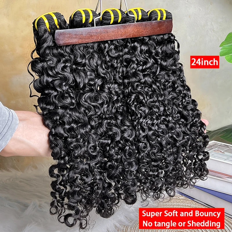 14A Grade Burmese Curly Raw virgin Hair Bundles Thick Unprocessed 100% Human Hair Extensions Bouncy Curly Hair Bundles Full Head