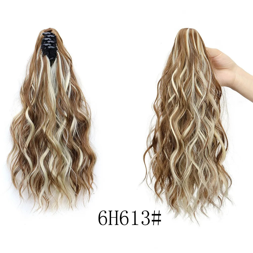 14inch Synthetic Women's Wavy Claw-Clip Ponytail Extension Easy-to-Wear Versatile Style for Instant Beauty For Women
