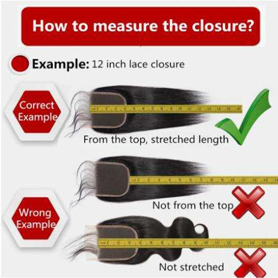 24 Inch Body Wave Closure 4x4 5x5 Transparent Lace Closure Human Hair PrePlucked Baby Hair 2x6 HD Lace Closure 3-5 Days Delivery