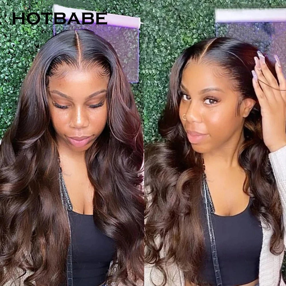 1B/30 Blonde Brown 13x6 Transparent Lace Front Wigs Ombre HD Lace Frontal Wig Brazilian Colored Human Hair Wigs For Women Remy
