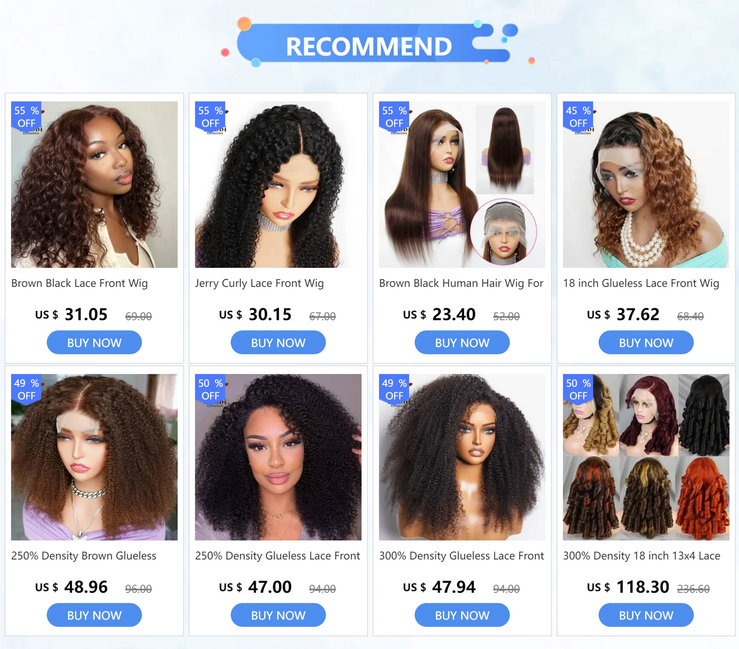 1 Bundle Black Brown Pure Colored 100% Human Hair Weave Bundles Extension 95(±5)gram Body Wave Style Remy Indian Hair Bobbi