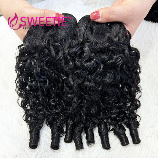 12A Burmese Curly Raw Human Hair Bundle Deals Pixie Curls Human Hair Extensions Vietnamese Raw Human Virgin Hair Weave Bundle