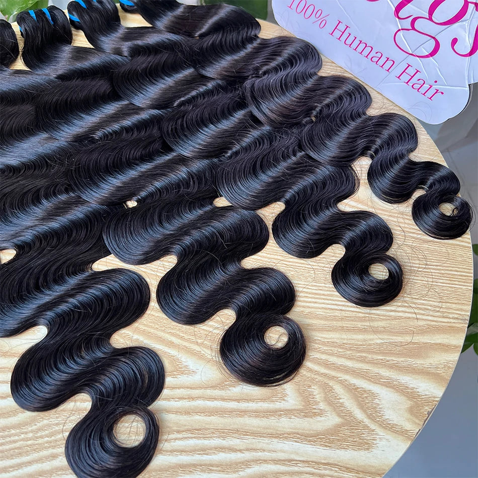 Yiwigs 15A Grade Body Wave 100% Raw Virgin Human Hair Bundles Unprocessed Vietnamese Hair Weave Extensions For Women