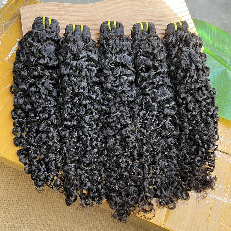 14A Grade Burmese Curly Raw virgin Hair Bundles Thick Unprocessed 100% Human Hair Extensions Bouncy Curly Hair Bundles Full Head