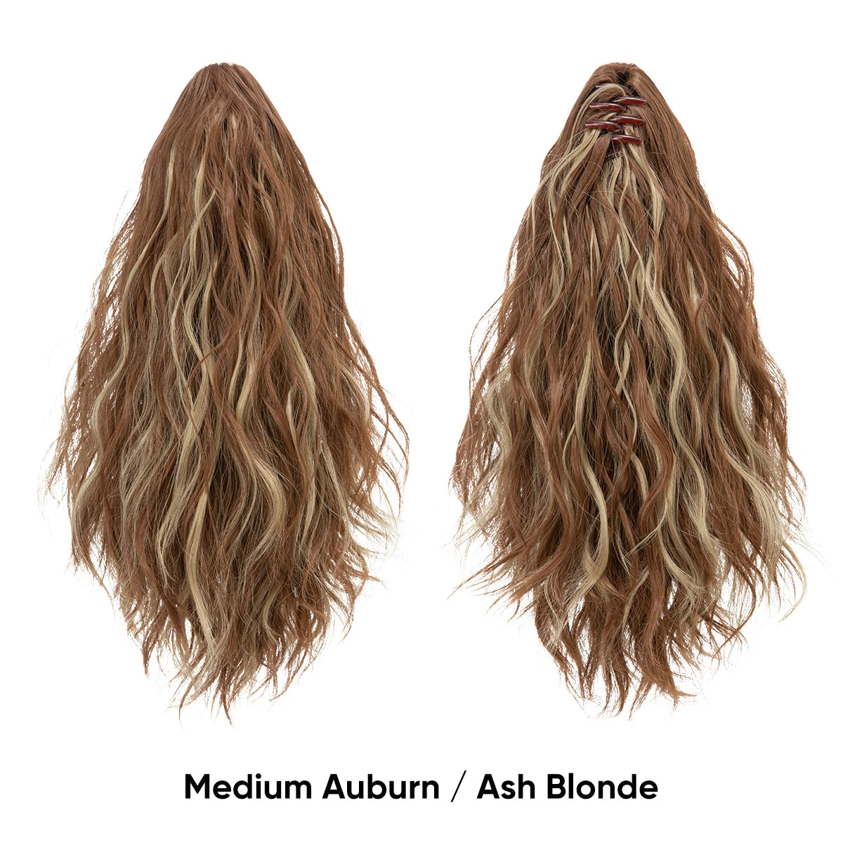 13Inch Premium Synthetic Curly Claw Clip In Ponytail Blonde Brown Short Hairpiece Fake Hair False Pigtail Hair Extensions P064
