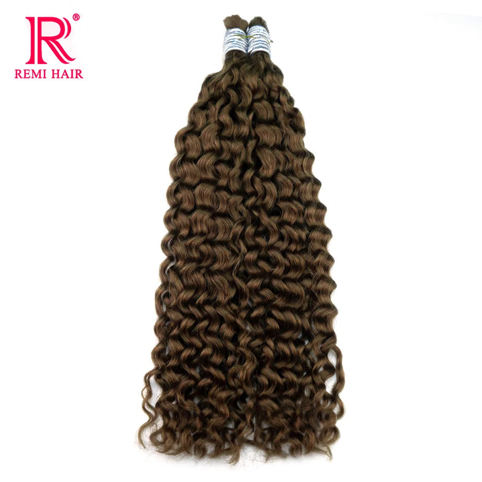 100% Human Hair Extensions for Braiding Natural Hair Weaving Loose Deep Beautiful Unprocessed Curly No Weft Vietnamese Hair Bulk