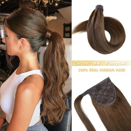 Ponytail Hair Extensions Human Hair Pony Tails Hair Extensions Human Hair Ponytail Extension Wrap Around Ponytail Human Hair