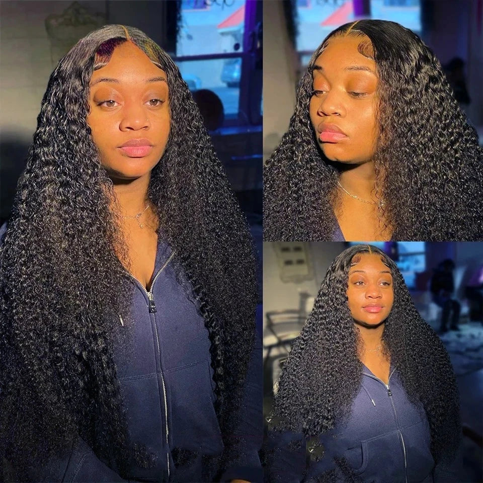 Burmese Afro Kinky Curly Human Hair Bundles Top Raw Hair Extensions Unprocessed Virgin Deep Water Wave 100% Human Hair Weave