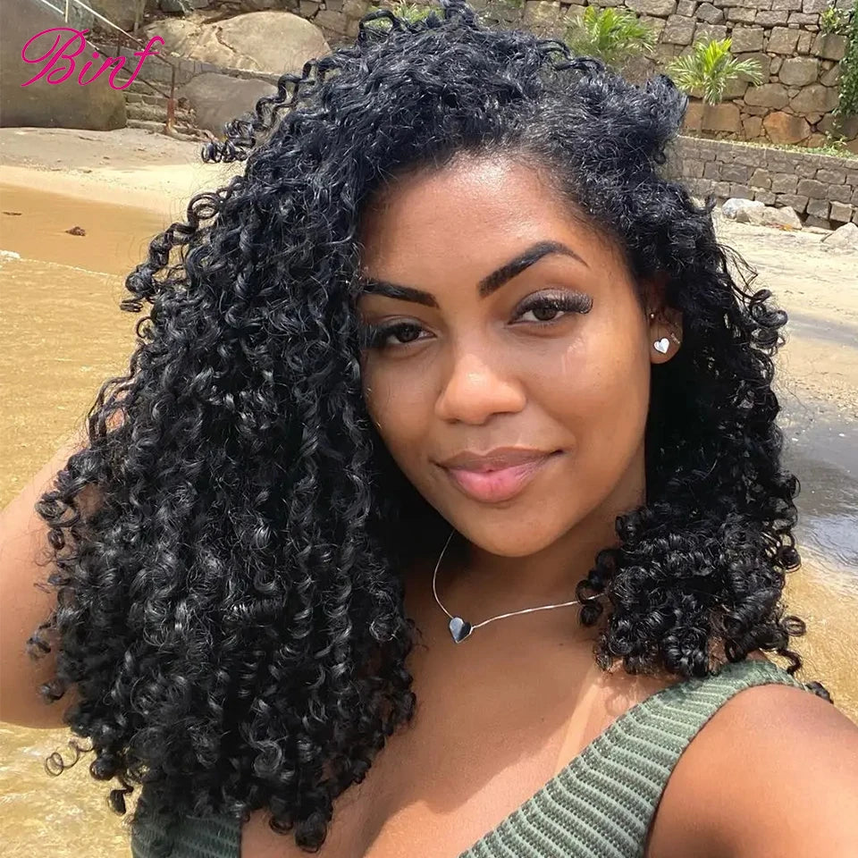 10"-26" Pissy/Funmi/ Burmese Pixie Curly Brazilian Human Hair Weave 1/3/4 Bundles Deal Hair Extension Raw For Women Double Weft