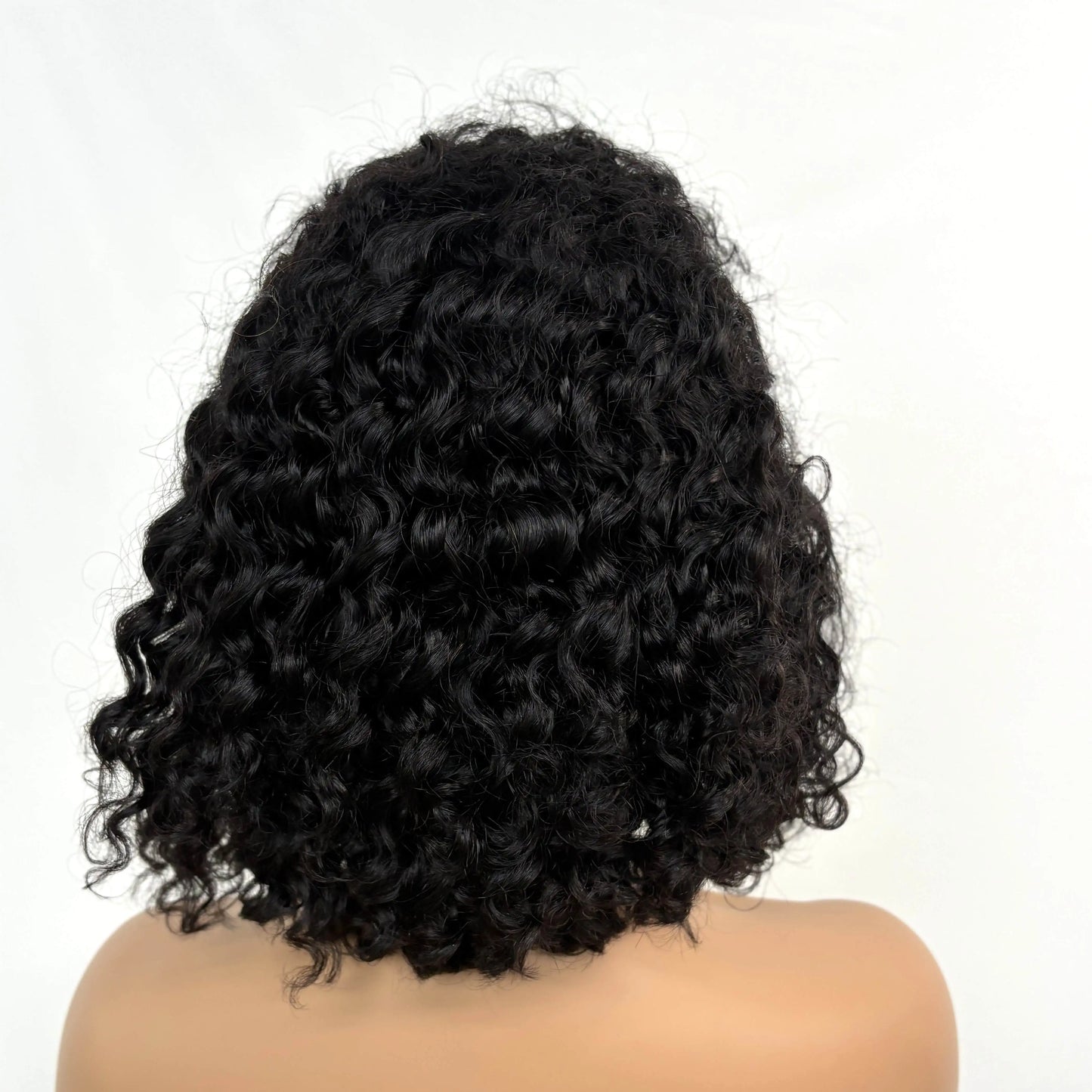 250% Density 4/30/4 Higjlight Ombre Short Water Wave Bob Wig Human Hair Wigs 13x4  Lace Frontal Deep Wave Curly Wig for Women