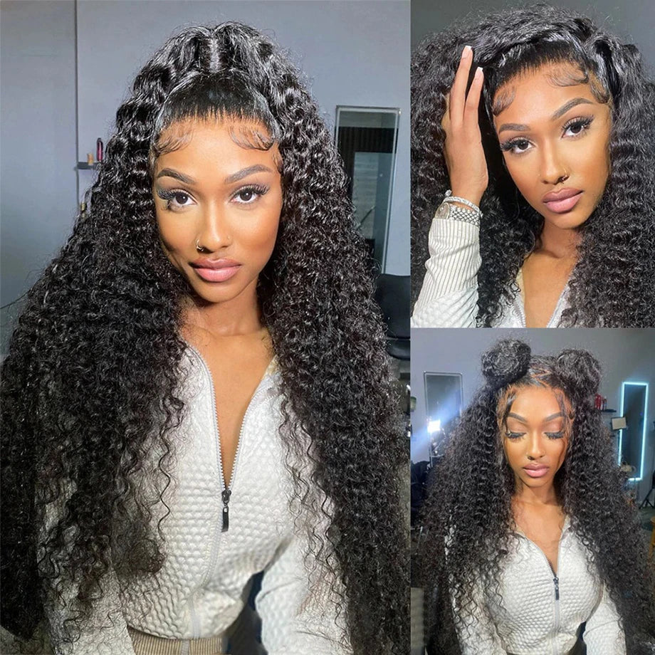 Deep Wave Human Hair Bundles Burmese Curly Hair Bundles 100% Human Hair Water Wave Original Natural Hair Extensions 1/3/4 Pieces