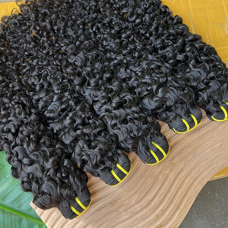 14A Grade Burmese Curly Raw virgin Hair Bundles Thick Unprocessed 100% Human Hair Extensions Bouncy Curly Hair Bundles Full Head