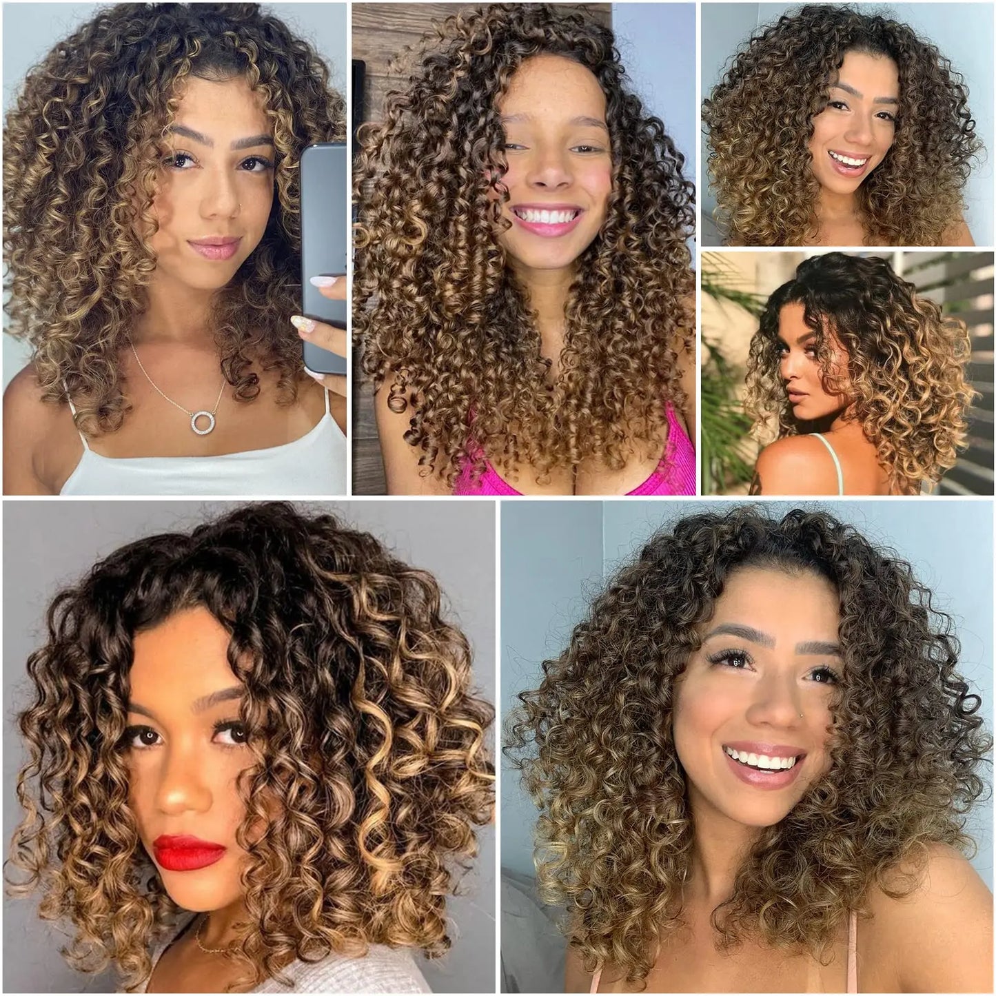 12"GoGo Curl Crochet Hair Short Curly Crochet Hair for Women Water Wave Deep Twist Crochet Braids Synthetic Braiding Hair