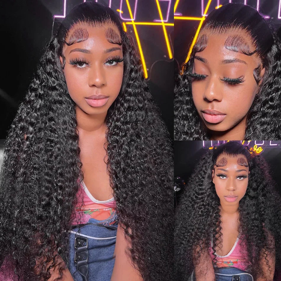Burmese Afro Kinky Curly Human Hair Bundles Top Raw Hair Extensions Unprocessed Virgin Deep Water Wave 100% Human Hair Weave