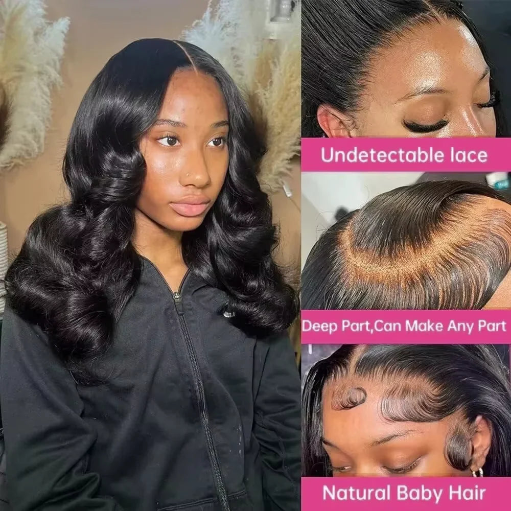 250% 13x4 Bouncy Curly Short Bob Body Wave Human Hair Wigs Hd Transparent Lace Frontal Wig Curly Hair Short Bob Wigs For Women