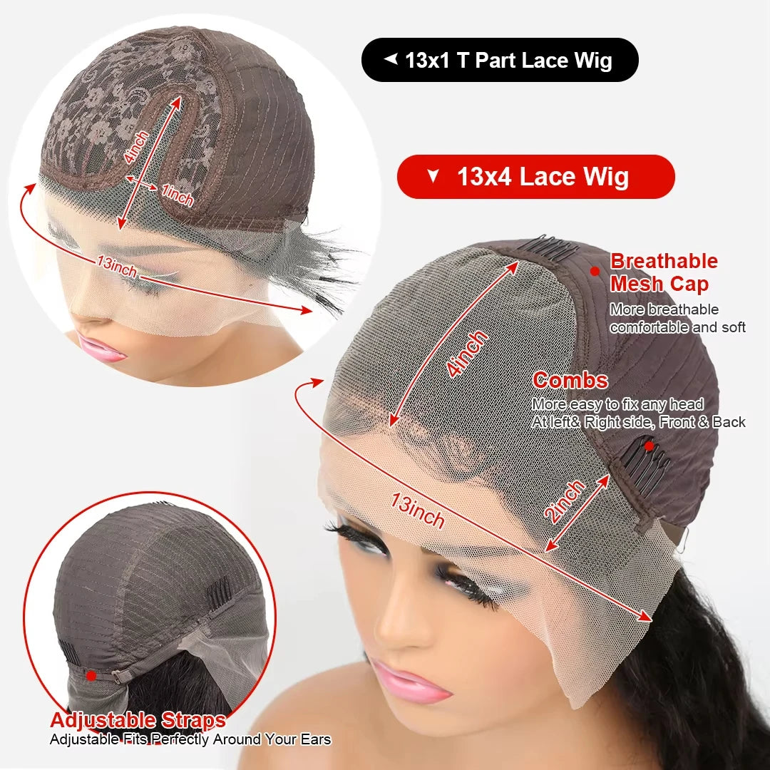 Brown Colored Pixie Cut Short Highlight Lace Human Hair Wigs For Women Ombre Short Brazilian Human Hair Wig Straight Pre Plucked