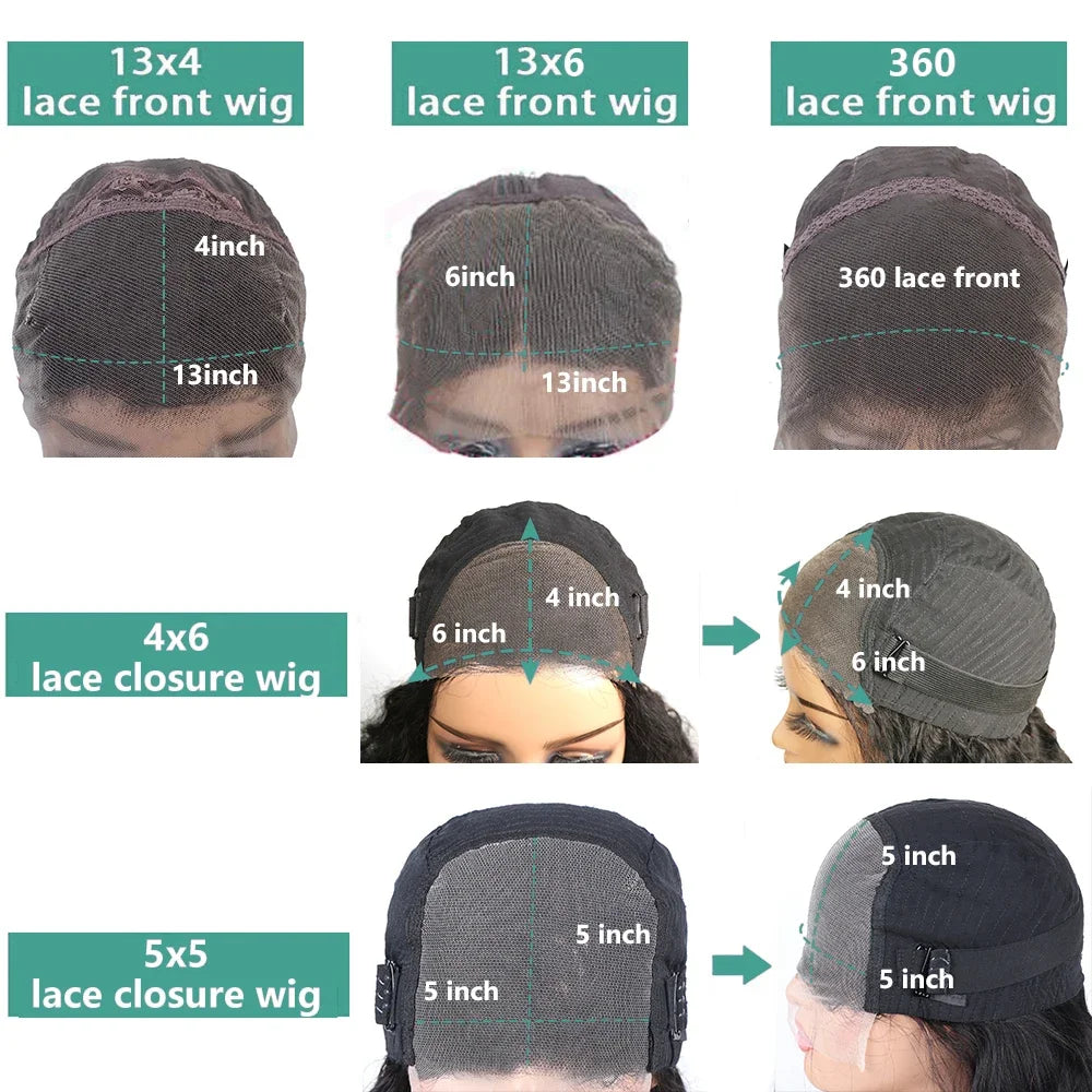 Wear And Go 6x4 Bone Straight Glueless Wig Human Hair Ready To Wear Brazilian 9x6 7x5 Lace Closure Wigs For Women Preplucked