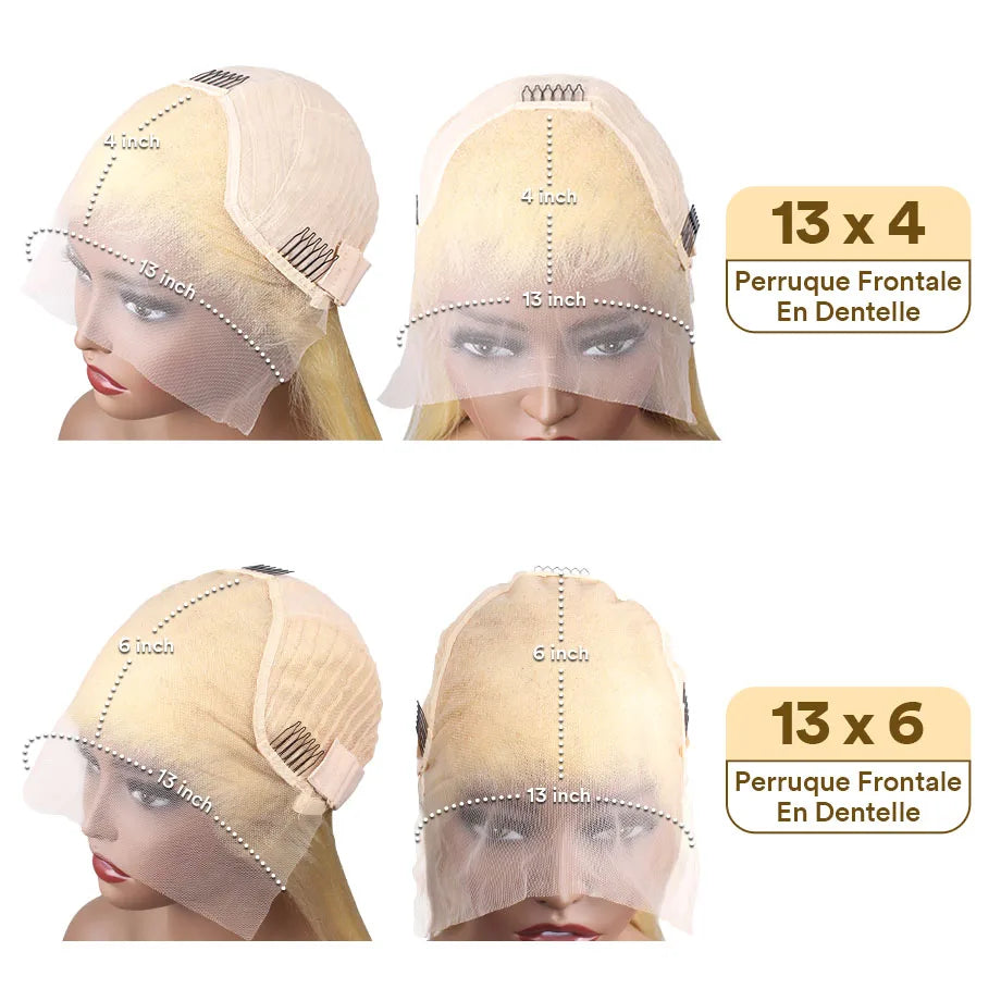Body Wave Colored Ombre Blonde 13X4 Lace Front Human Hair Wigs 13X6 Hd Lace Frontal Wig Highlight Wigs Human Hair For Women