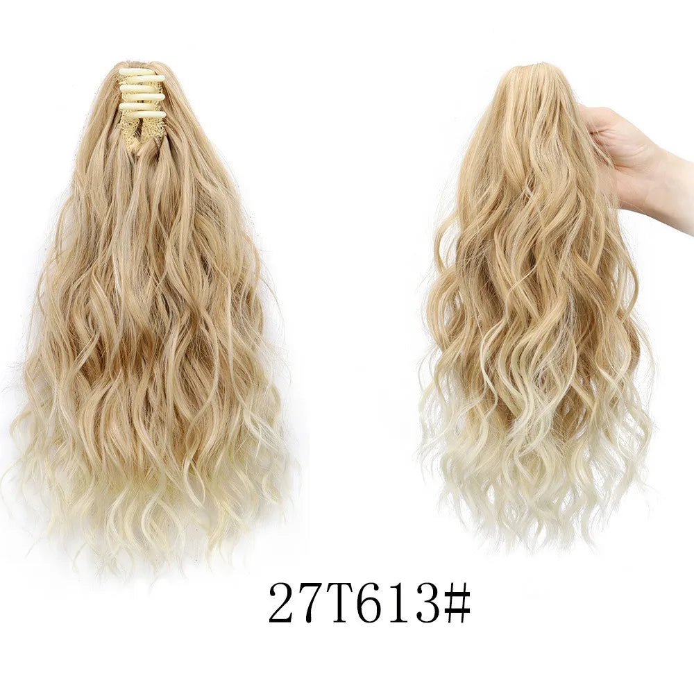 14inch Synthetic Women's Wavy Claw-Clip Ponytail Extension Easy-to-Wear Versatile Style for Instant Beauty For Women