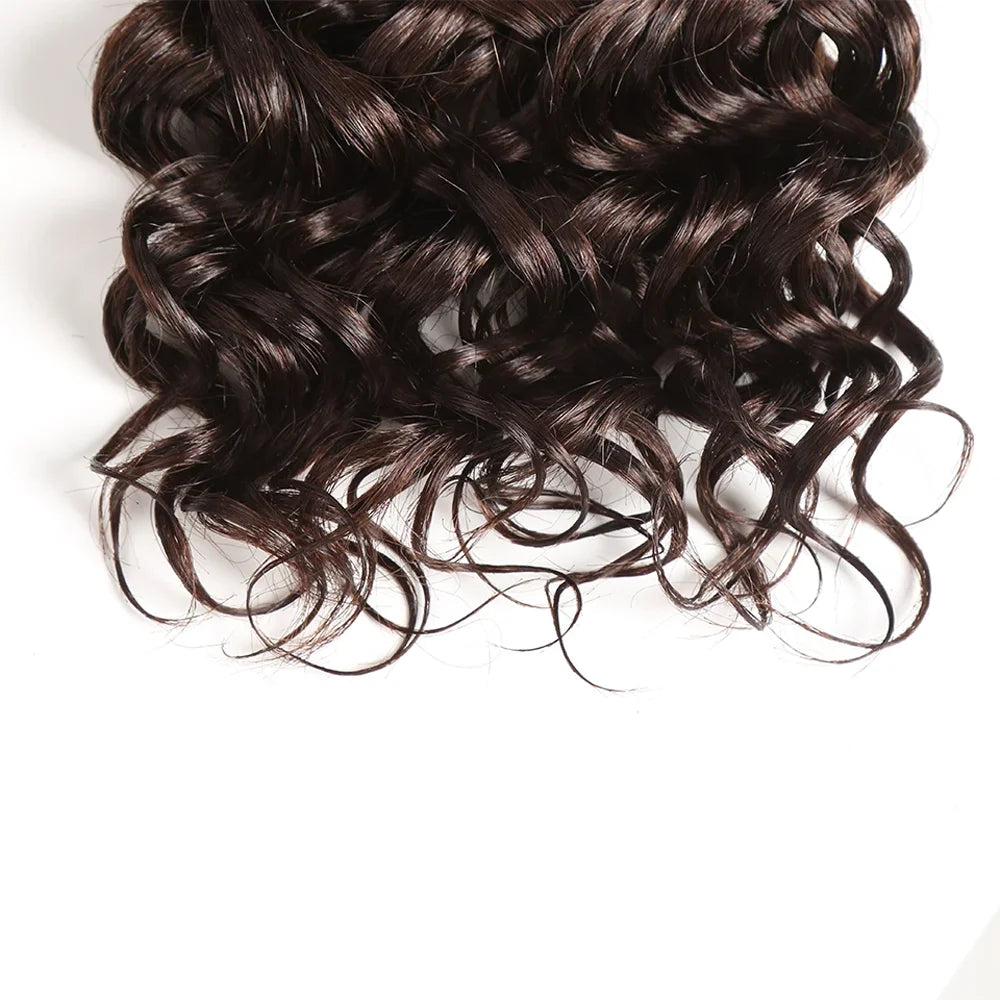 Short Jerry Curl Hair Weave Bundles 2Pcs/Set Brazilian Hair Weave Bundles 12A Remy Human Hair Extensions Natural Brown Remy