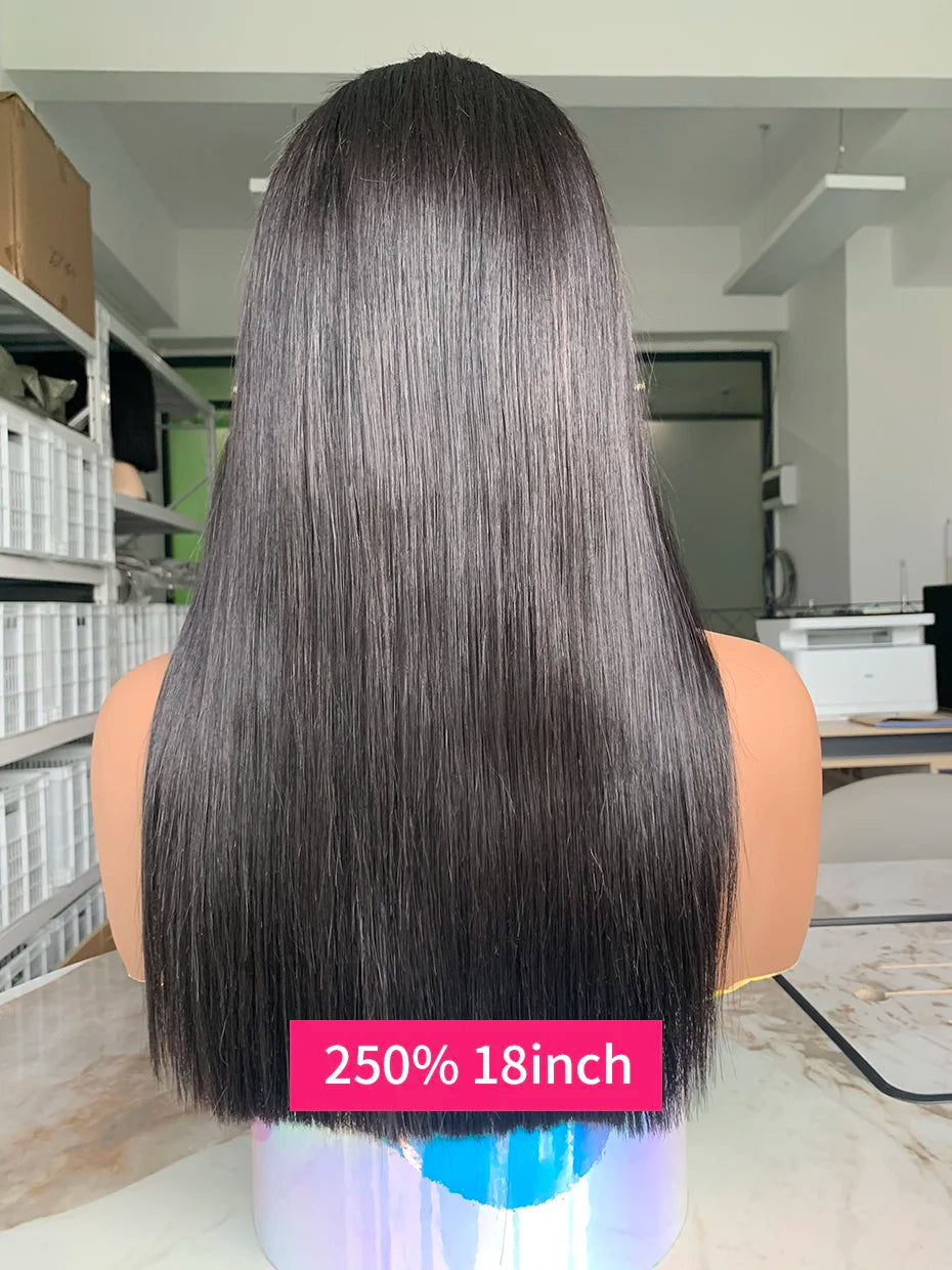 250% 10A Raw Vietnamese Transparent Lace Frontal Wig Human Hair 13x4 13x6 Bob Preplucked Bleached Knots Human Hair Wig for Women